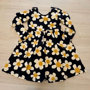 Hanna Andersson Long Sleeve Skater Dress with Pockets New in Bag